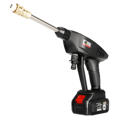 12vf Portable Car Wash Machine Battery Foam Lance Cordless High Pressure Water Jet Gun Car Washer